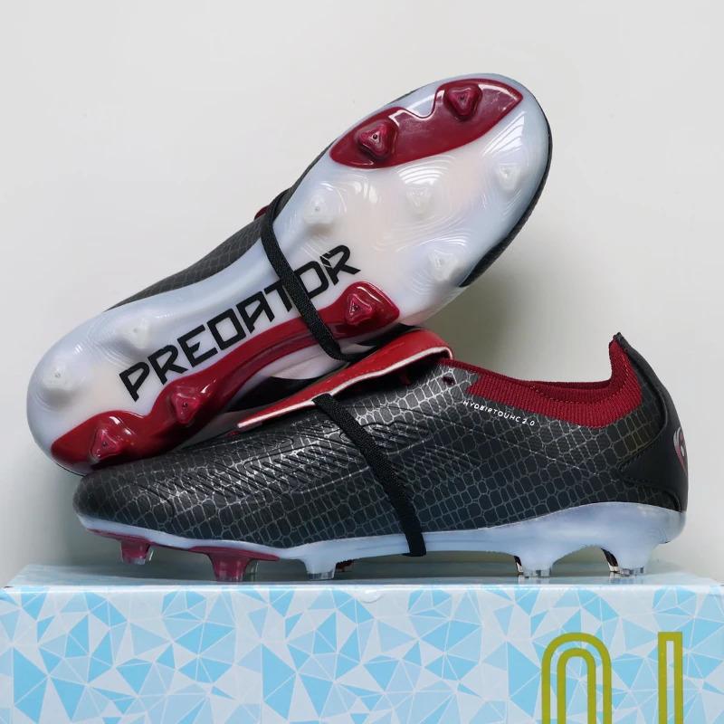 Q-2502 High Quality Mens Soccer Shoes Non-Slip Turf Soccer Cleats for Kids TF/FG Training Football Boots Chuteira Campo 35-45 6