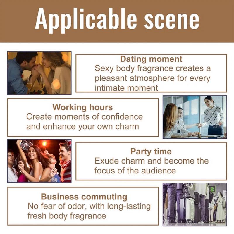 Women's Elegant Caramelized Roll-on Perfume, Natural Long Lasting Perfume, For Dating Party Outdoor Entertainment 6