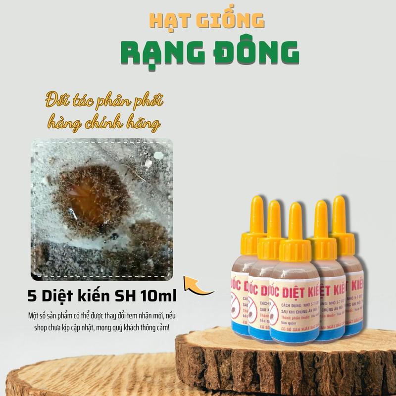 Thuốc Diệt Kiến Gián Sinh Học tận gốc an toàn không độc hại chai 10ml - Hạt giống Rạng Đông