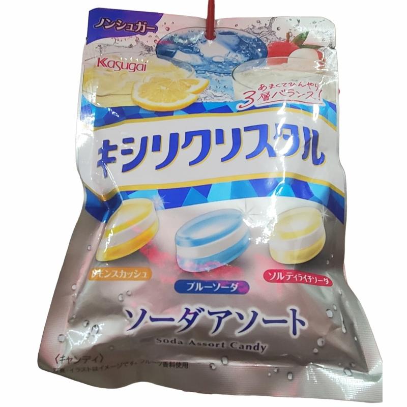 Viên kẹo ngậm bạc hà sữa Kasugai Milk Mint 71g và Soda Assort 63g 3