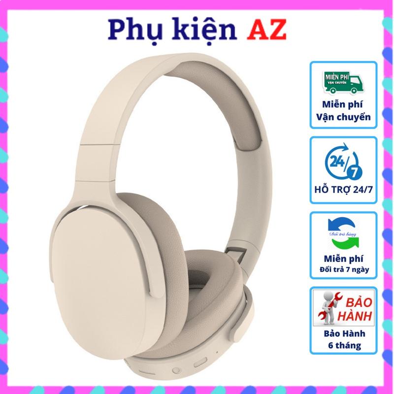 Tai Nghe Chụp Tai bluetooth Thời Trang Và Phong Cách Âm Bass Ấm Sống Động Có Mic Đàm Thoại Cho Học Tập Giải Trí Nghe Nhạc Siêu  Hay