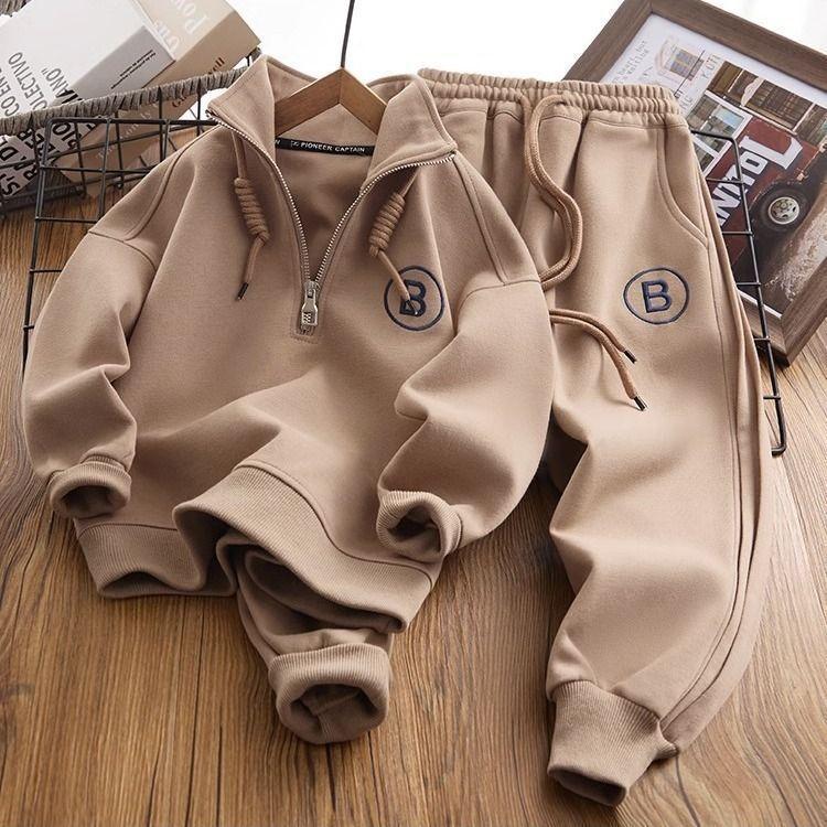 Product Introduction of Bộ Đồ Bé Trai, Quần Áo Trẻ Em, Bộ Hai Mảnh, Bộ Đồ Quần Áo Thể Thao, Dáng Rộng Vừa Vặn, Áo Khoác Đẹp Trai, Thích Hợp Cho Mùa Xuân Và Mùa Thu, Hàng Mới Về Năm 2024 1