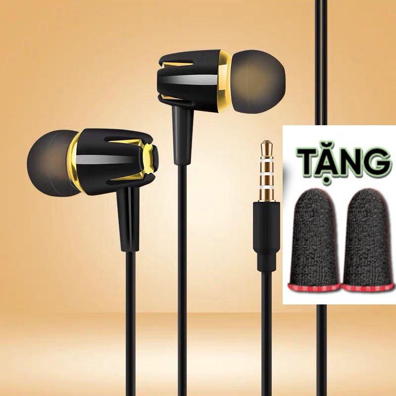 Tai Nghe tặng bao tay, Tai Nghe Nhét Tai truyền thống Có Micro Jack 3.5mm Cho Điện Thoại 1