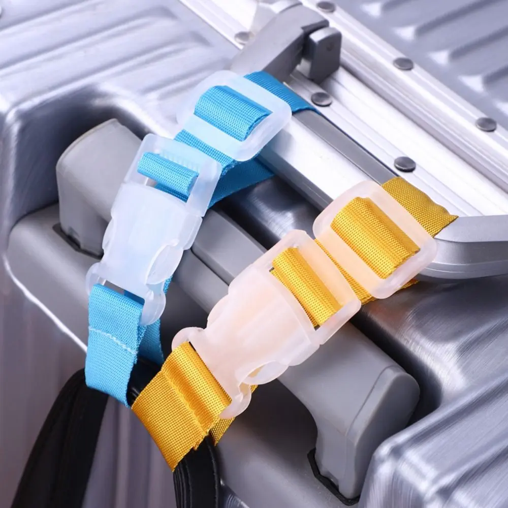 Portable Packing Luggage Luggage Suitcase Hanging Belt Anti-Lost Carrying Strap Travel Bags Hook Strap Hanging Buckle Luggage Accessories Carrier Bag Hanger Aircraft Supplies
