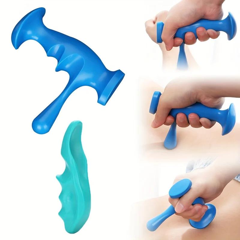 Máy Massage Hình Chữ T, Dụng Cụ Massage Trị Liệu Chức Năng Sâu Thủ Công, Áp Lực Ngón Tay Cái, Điểm Kích Hoạt, Dành Cho Cơ Thể Đầy Đủ, Dán Thư Giãn Cơ Bắp, Để Thư Giãn Ngón Tay Cái 0