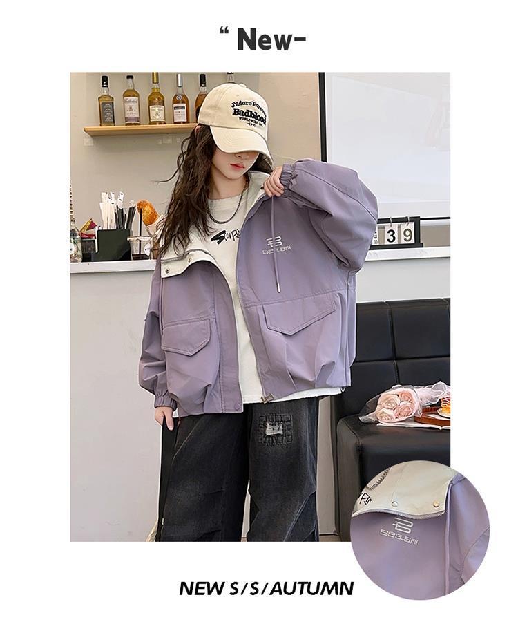 Product Introduction of Áo Khoác Trẻ Em, Thời Trang Và Thường Ngày, Dành Cho Bé Gái, Thích Hợp Cho Mùa Xuân Và Mùa Thu, Quần Áo, Thích Hợp Cho Trẻ Lớn Hơn, Áo Khoác Thời Trang Phong Cách Phương Tây, Áo Khoác Trẻ Em, Áo dễ phối đồ Mới 11