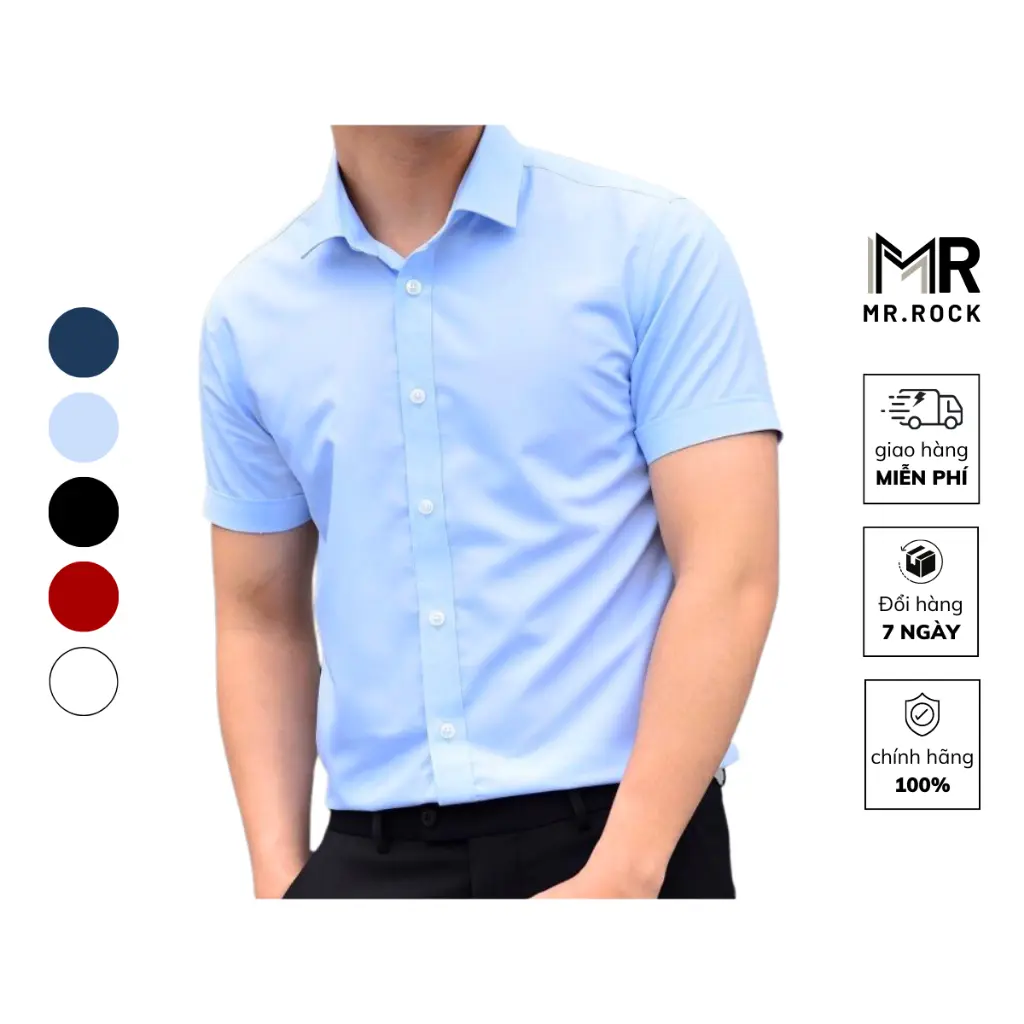 Sơ Mi Nam Cộc Tay Hè Lụa Đẹp 2024