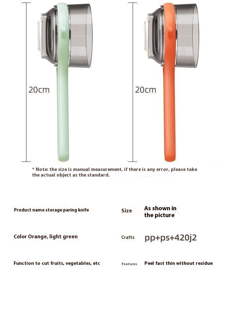 Product Introduction of Multifunctional Paring Knife Storage Type Household Kitchen Dedicated Fruit Potato Peeling Artifact Fruit Peeler Utensils 15