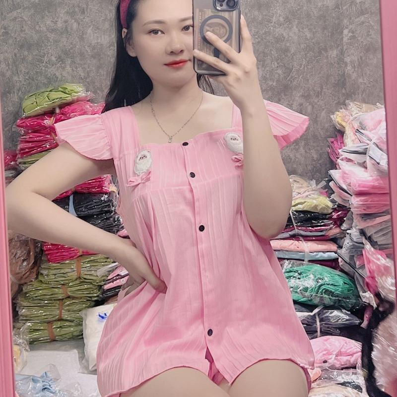 Xốp gân cánh tiên có nút cài ,quần có túi (form 40-60kg)