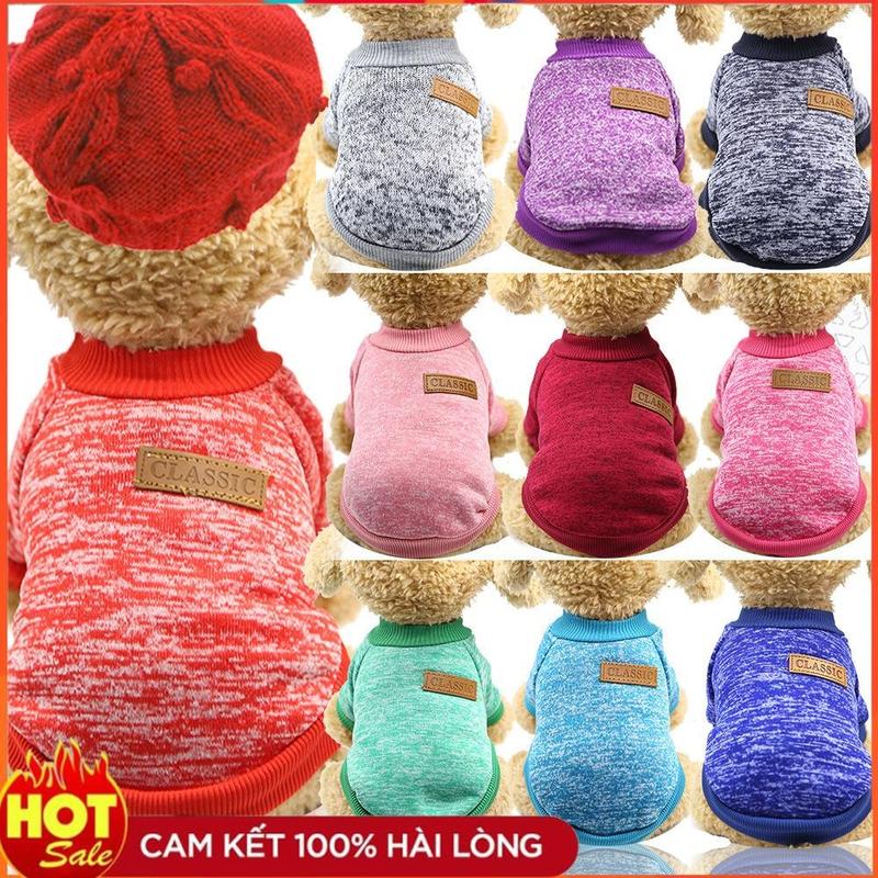 Áo Len Cho Chó Mèo Mùa Đông