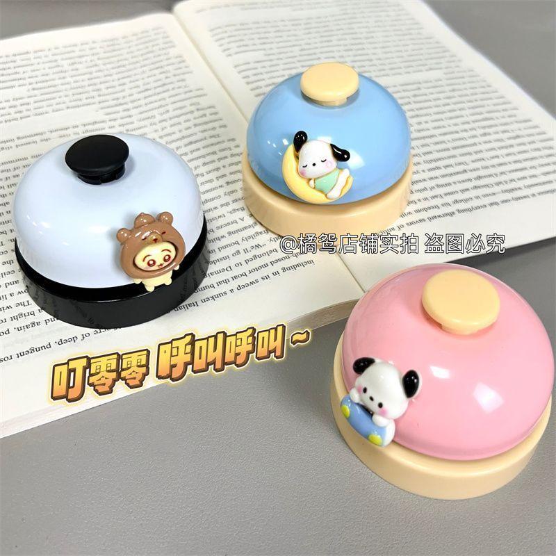 Product Introduction of Cute Cartoon Bell Hand-Pressed Answer Bell Pet Calling Bell Front Desk Serving Bell Table Bell Live Room Deal Bell 3