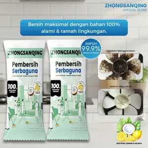 ZHONGSANQING Pembersih Serbaguna Untuk Pakaian, Peralatan Rumah tangga, Dapur Dan Kamar Mandi, serta Ubin