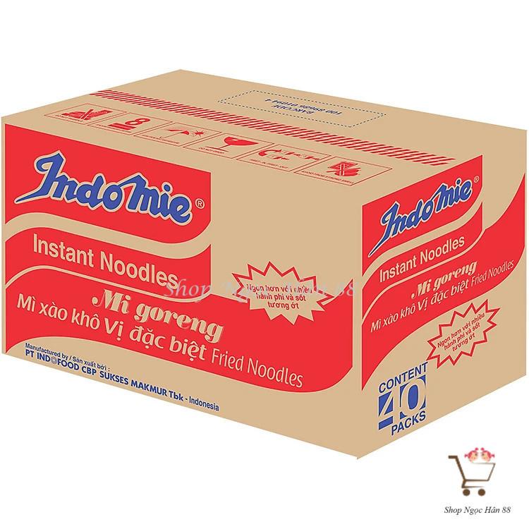Thùng 20 40 Gói mì trộn indomie 79gr-91gr gói