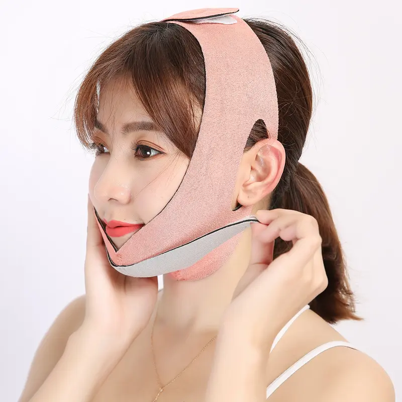 Đai Nâng Cơ Mặt Cao Cấp Bằng Vải Mềm Mịn Thoáng Khí, Dụng Cụ Định Hình Mặt Vline Skincare 8