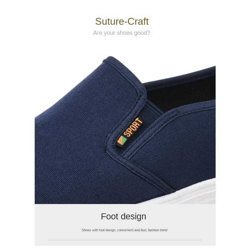 Product Introduction of Men Canvas Shoe Casual Sneaker for MenLight Slip-on Vulcanized Comfortable Male Flats Loafers New Black Trainers Zapatos Hombre 28