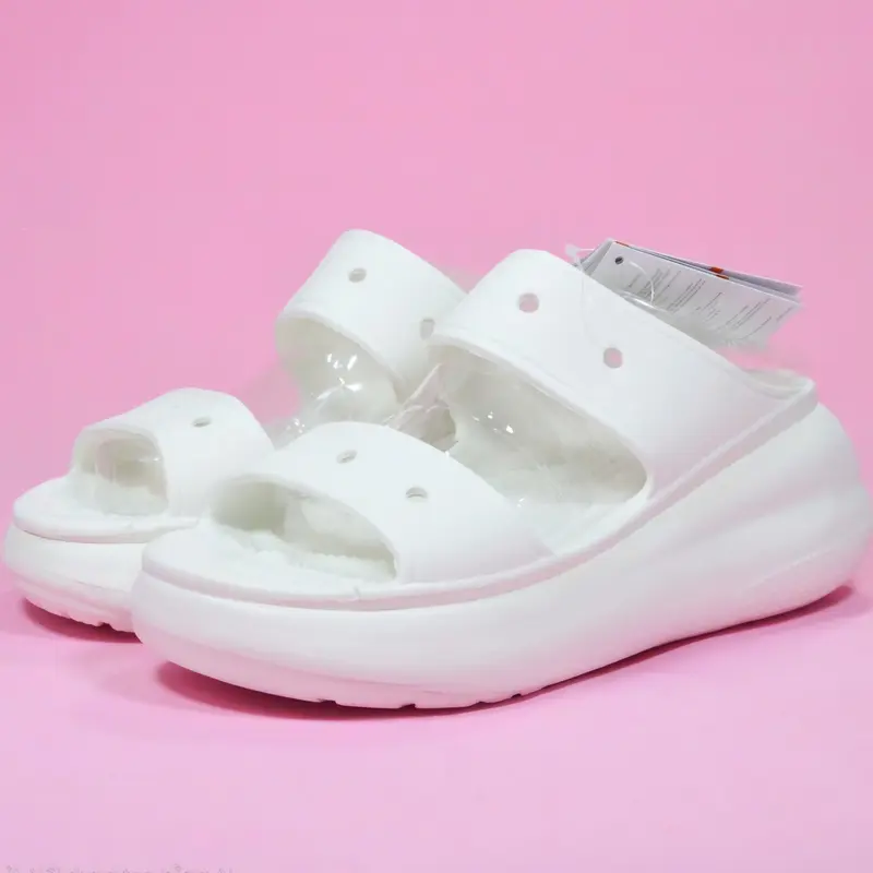 [TẶNG CHARM 3D] Dép nữ 2 quai đép đúc nguyên khối đế cao 6CM Mẫu mới 2025 5