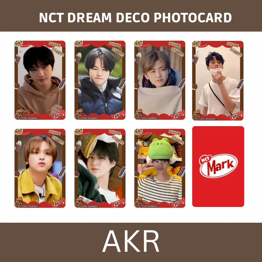 photocard deco NCT DREAM SET ISI 2
