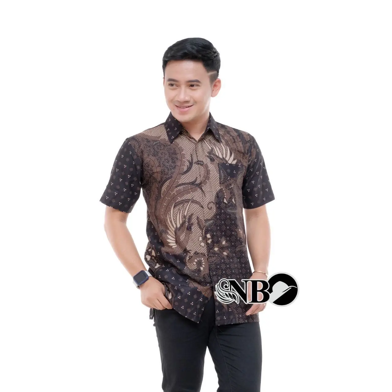 Kemeja Lengan Pendek Lelaki, Ketibaan Baru 2021, Kemeja Batik, Fesyen
