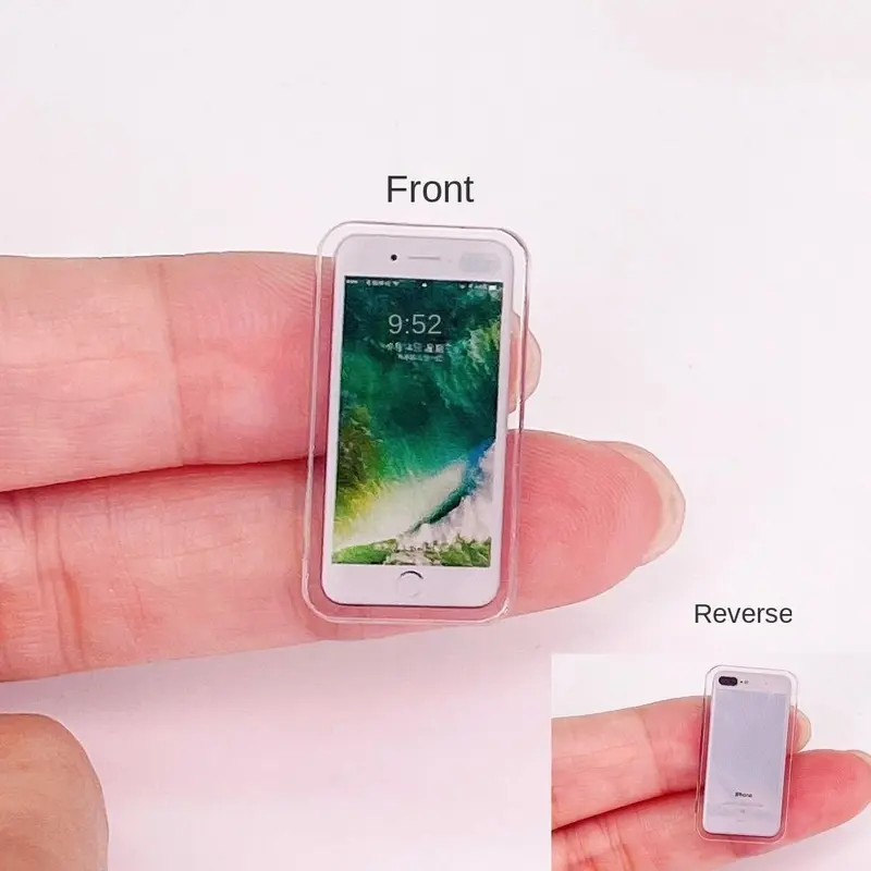 Mô Hình Điện Thoại Thu Nhỏ, Kích Thước 1: 12, Điện Thoại Mini, Thích Hợp Để Đồ Trang Trí Nhà Búp Bê, Phụ Kiện Nhà Búp Bê, Mô Hình Điện Thoại Di Động, Vật Phẩm Thu Nhỏ, Phụ Kiện Nhà Búp Bê 7