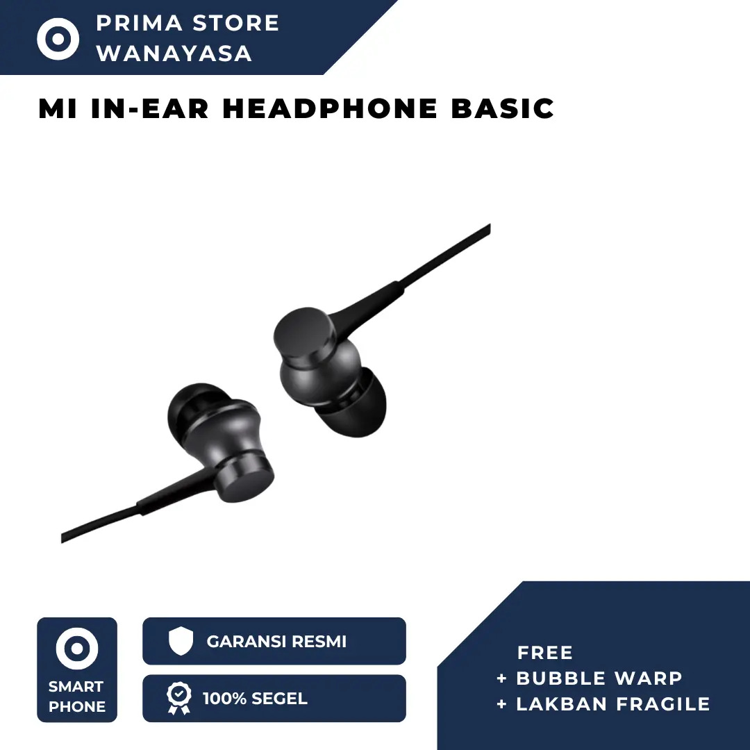 Earphone Mi In Ear Basic Original Garansi Resmi