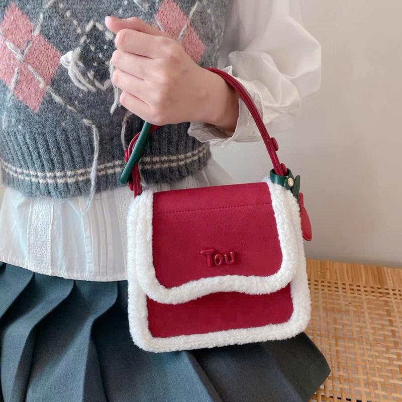 [Kèm charm] Túi thiết kế mới dịp giáng sinh T334 Bag Nữ cầm tay/đeo vai/đeo chéo 5