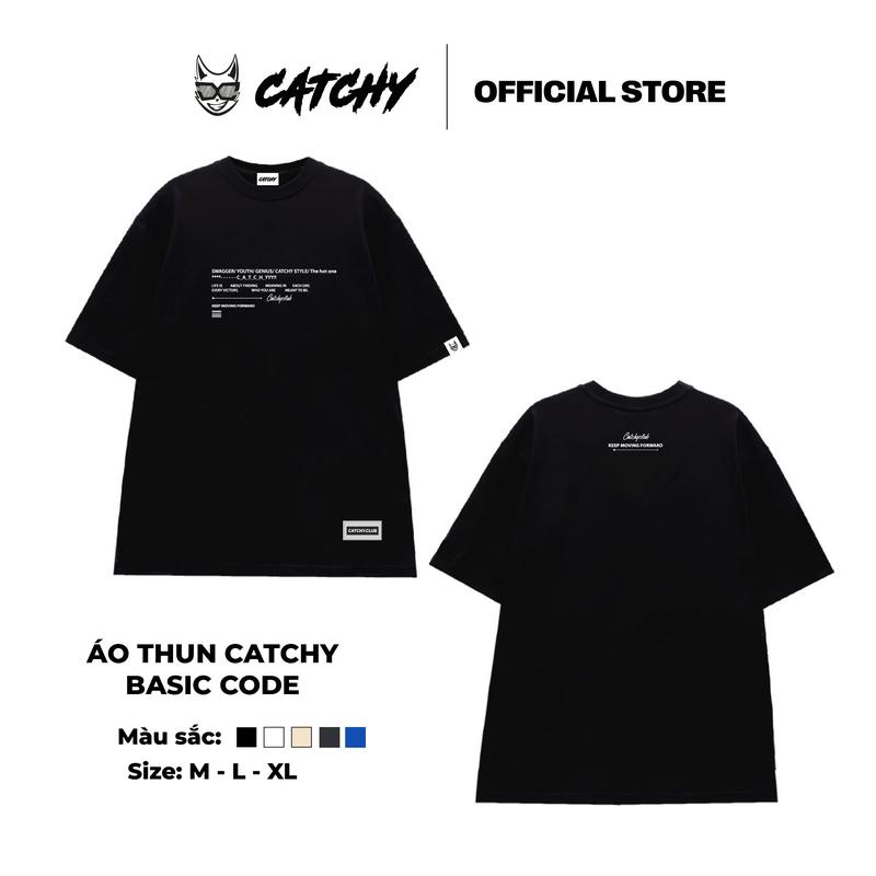 Áo Thun Local Brand Catchy Basic CODE 5 màu 230 gsm AT32 Top Nam Nữ