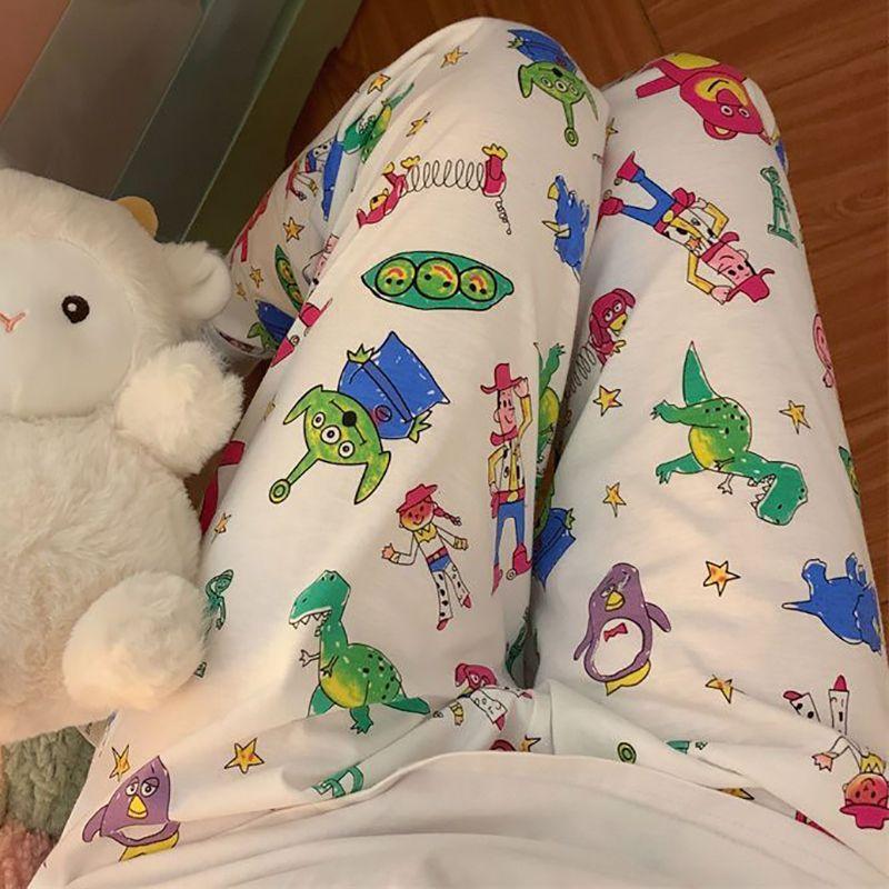 Product Introduction of Quần Ngủ Hoạt Hình Nhật Bản, Phong Cách Hello Kitty Ins, Quần Chống Muỗi Sớm Cho Nữ Sinh, Quần Thường Ngày Ký Túc Xá Dễ Thương, Quần Đi Bộ Women Áo Top 38