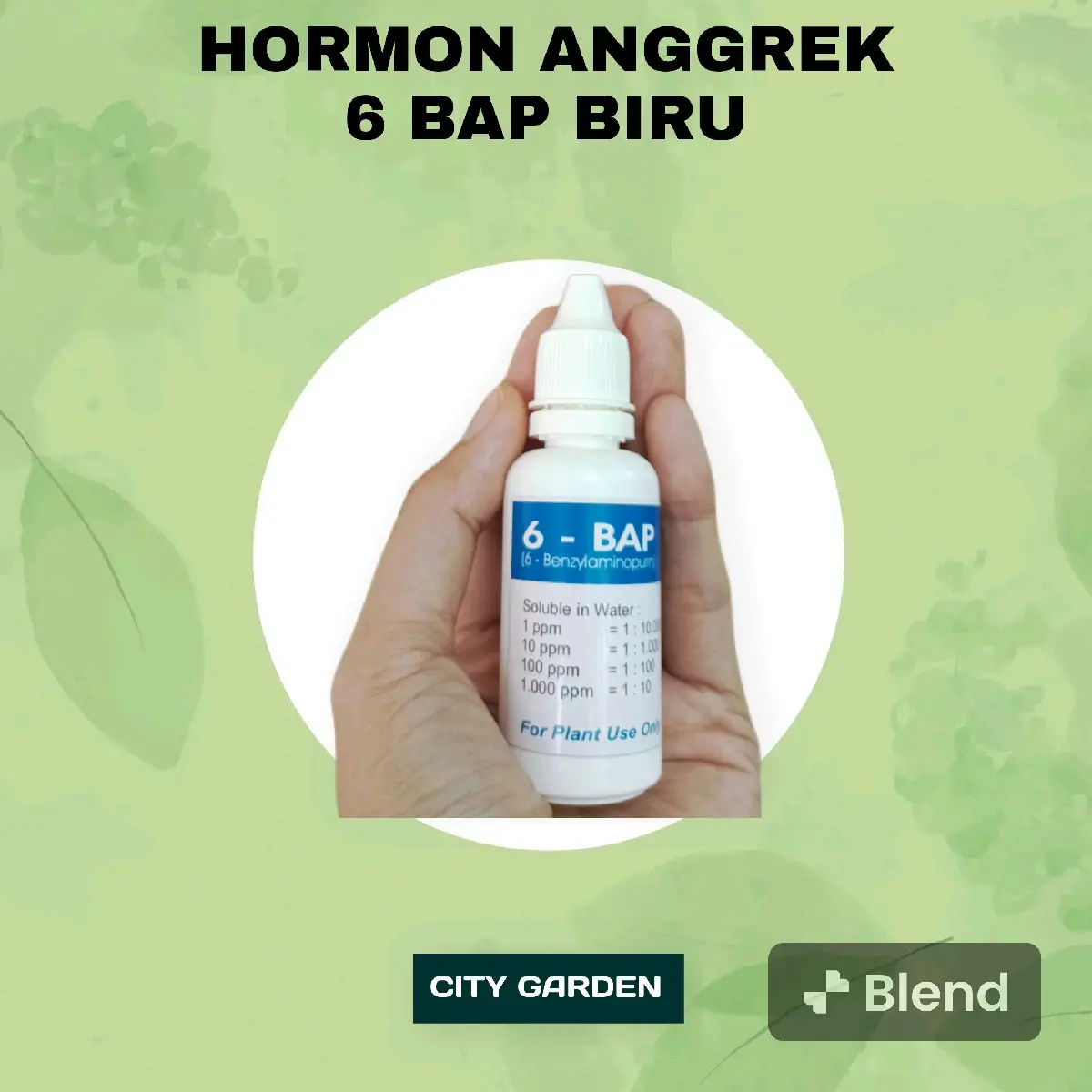 HORMON 6 BAP BIRU BENZYL AMINO PURIN SITOKININ 30ml