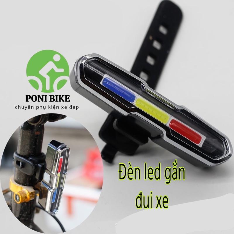  điện Đèn đui xe đạp 3 màu LET LIFE cảnh báo phía sau. Đèn led nhấp nháy chớp xanh đỏ kiểu police cánh báo an toàn khi đạp xe Đạp Xe Đạp Sports Gắn Xe Đạp đồ trang denduo ixeda hậu 