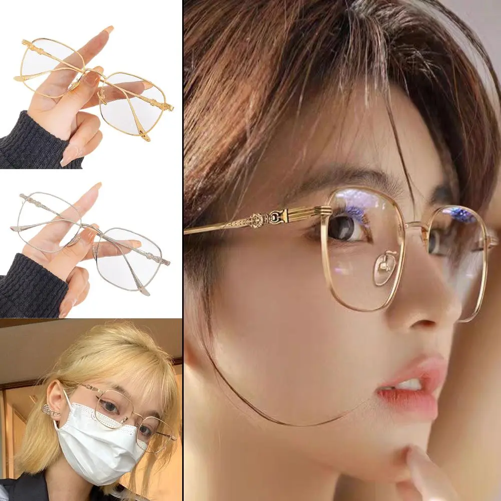 Metal Photochromic Sunglasses Frames for Women and Men Transition Eyewear Q0R2