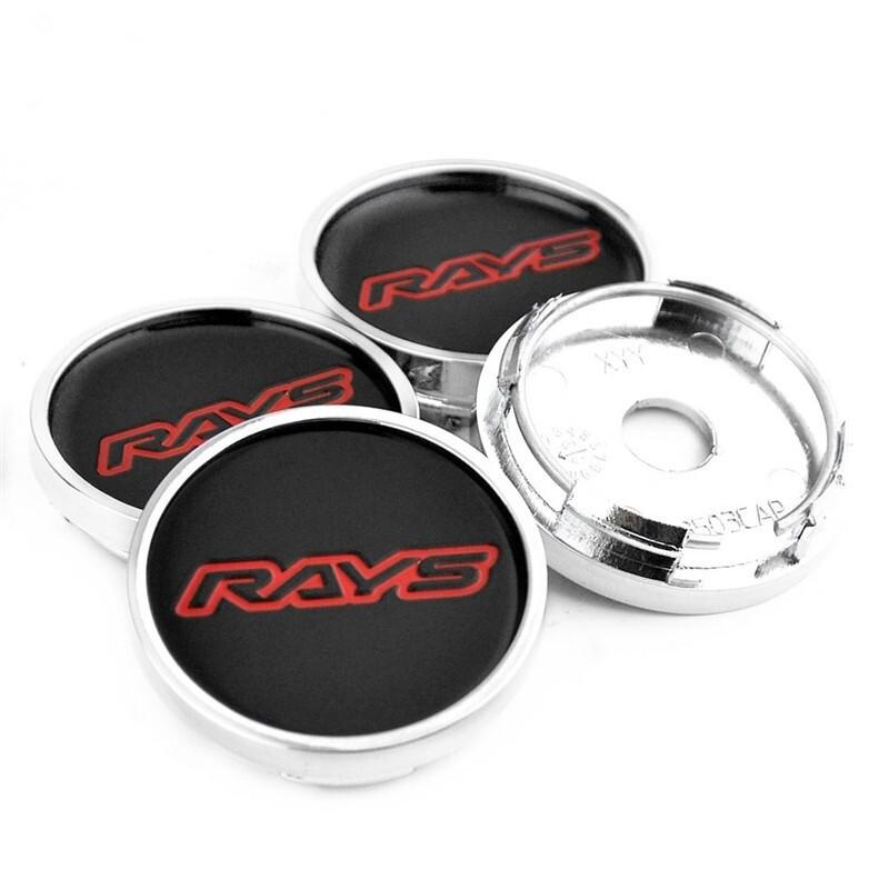 4pcs 50mm 46mm TE37 RAYS Wheel Hub Center Caps Emblem for Volk - TikTok ...