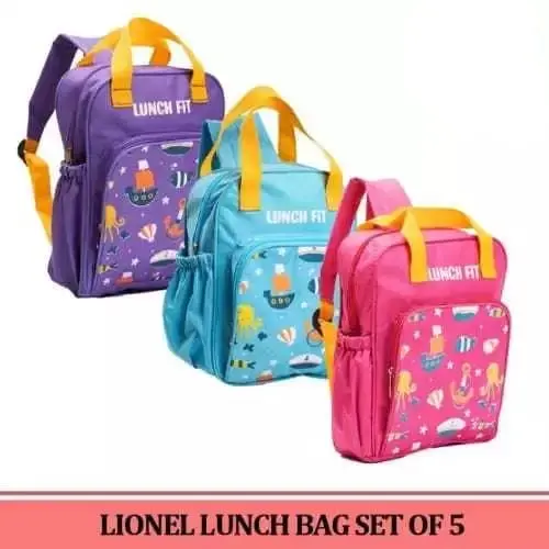 CPM Tas Ransel Anak Sekolah Set Lengkap Kotak Makan Botol - LIONEL Bag 1