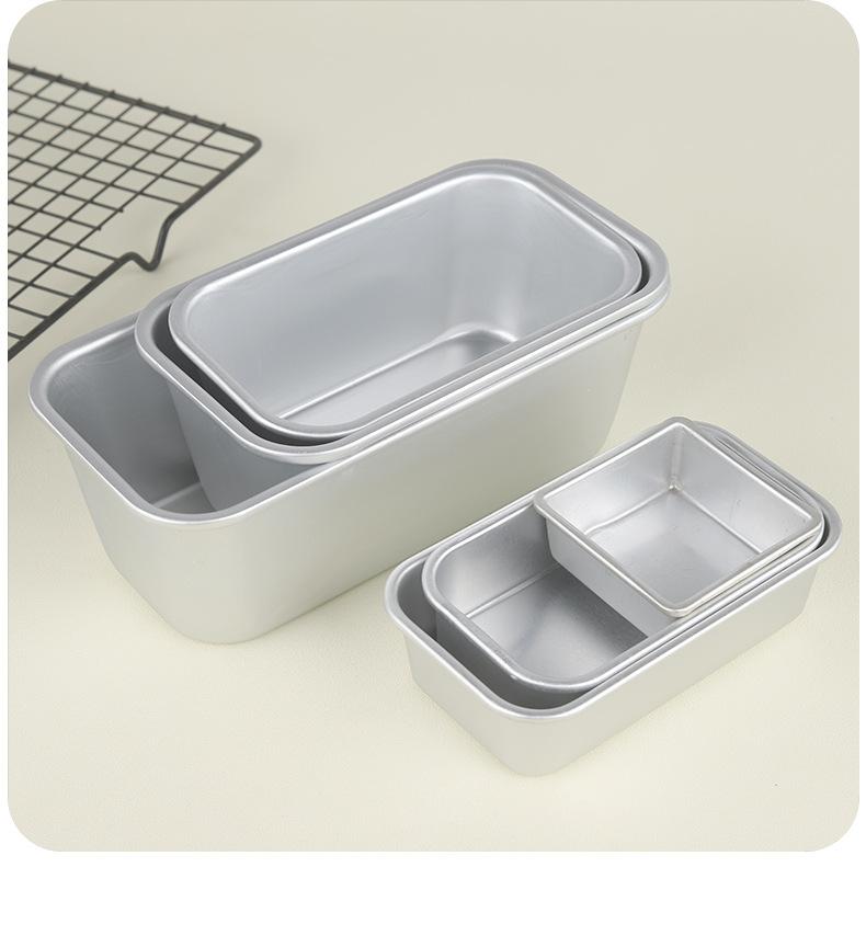 Product Introduction of 1Pc Square Box Mold Baking Tool AluminumAloy Non-Stick Bread Cheese Cake Toast PanDlY Kitchen Baking Cake Mold 10