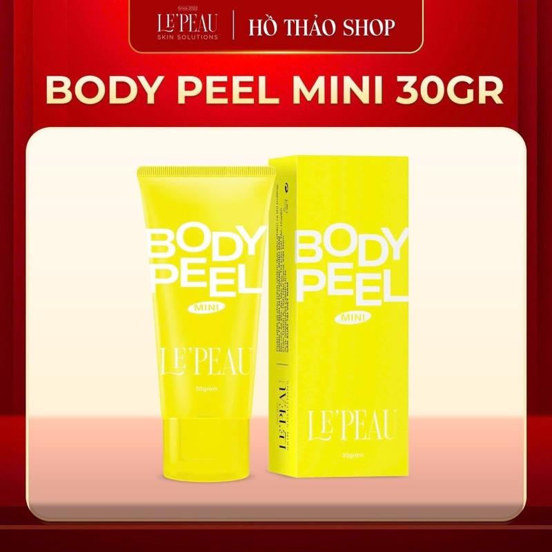 Kem Body Peel Da Size Mini 30Gr - LE'PEAU - Hỗ Trợ Làm Mờ Thâm