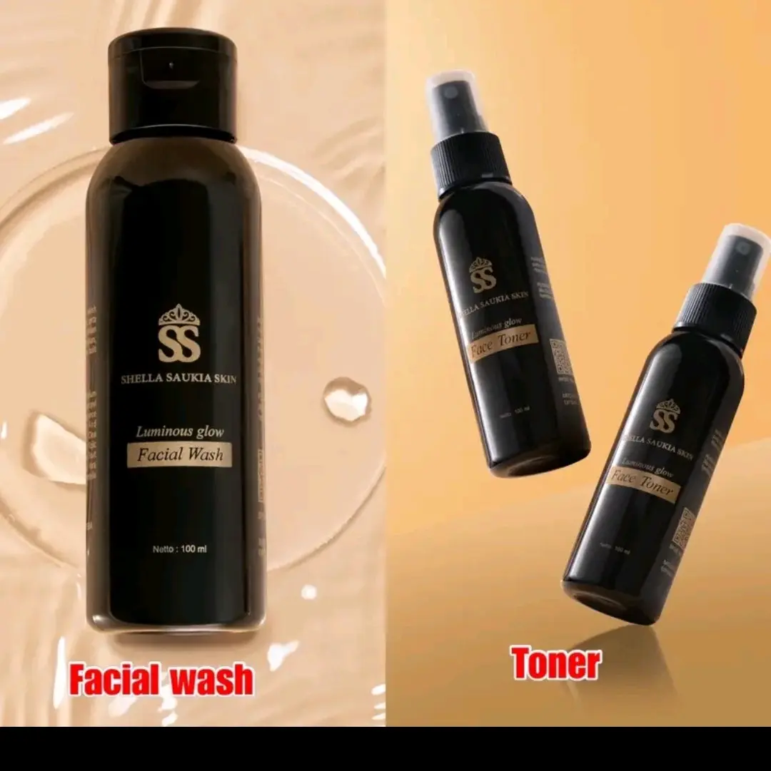 (Dapat 2) TONER + FACIAL WAJAH SHELLASAUKIA (Kulit Kering Kusam)