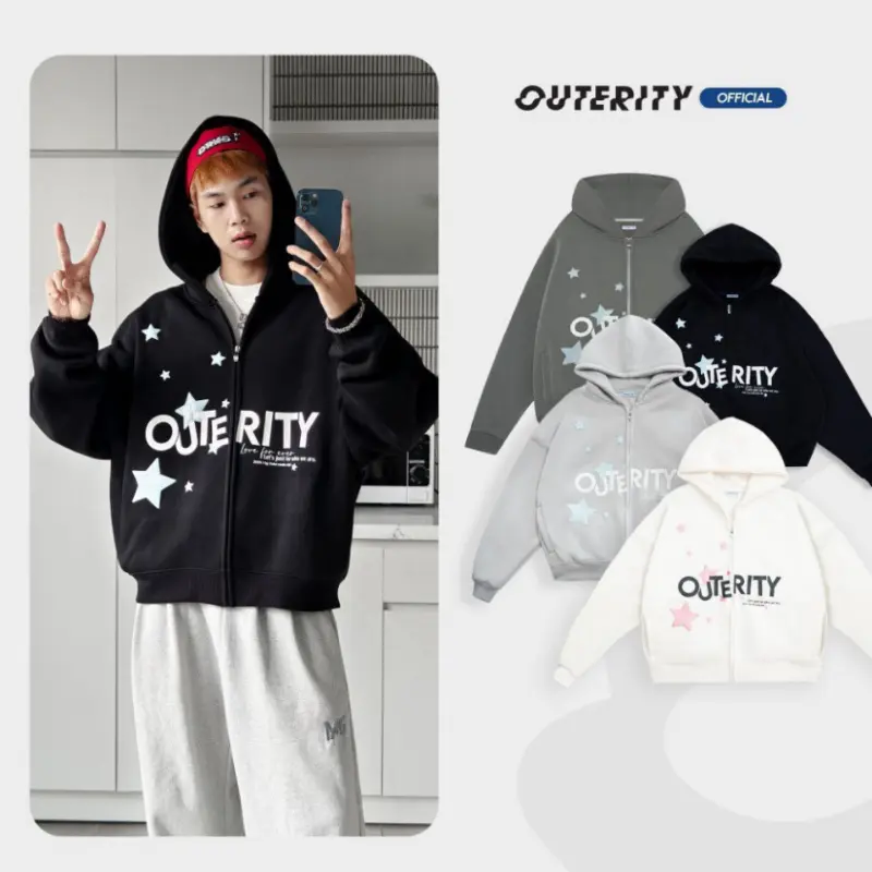 JODEHSHOP Áo Khoác Outerity Hoodie Blink Star | Mũ to dày dặn bigsize | Localbrand 2024