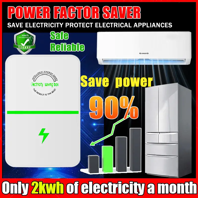 2025 Penghemat Listrik PLN Electric Saver / Electricity Saving Box Alat Hemat Daya kWh Soft Start Tagihan Pulsa Token / Bulanan