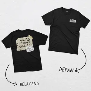 ORBSCO T-Shirt Kaos Distro Punyaku baju combed jangan digoda pawangnya galak
