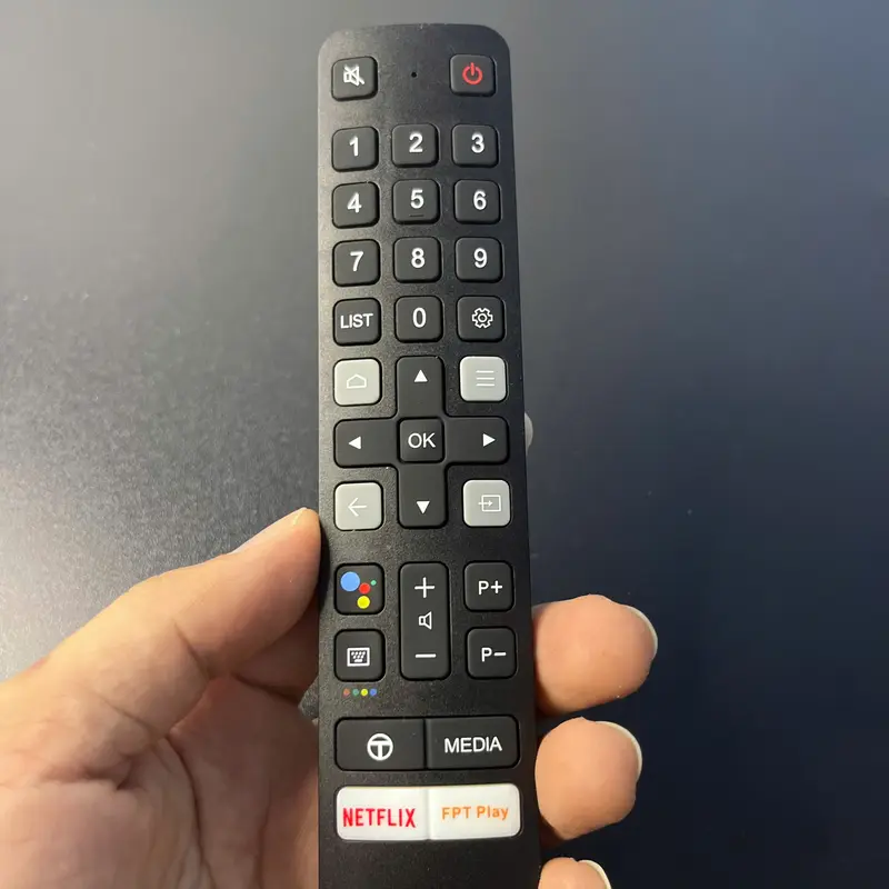 Remote Điều Khiển TiviTCLL Giọng Nói RC901V Dùng cho tất cả các đờ Tivi - Hàng Cao Cấp - điều khiển tivi 7