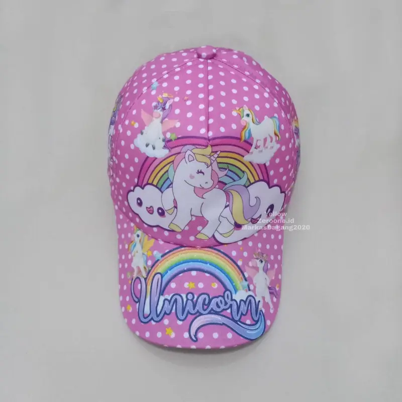 Topi Baseball Anak Perempuan Motif Sublime Animasi | By Fjrstore.id 6