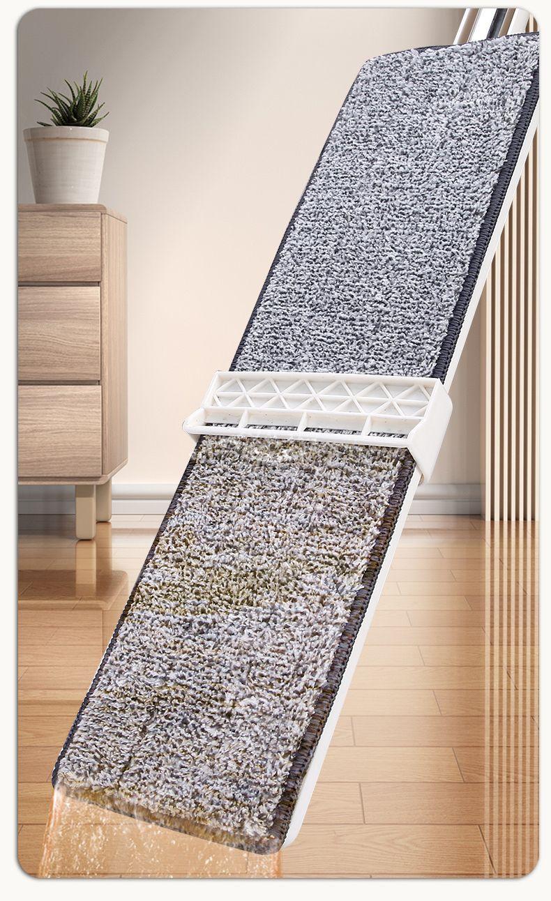 Product Introduction of Mop 2024 New Model Hands-Free Household Flat Dry and Wet Dual-Use One-Sweep Clean Set Lazy Mop Cleaning Artifact floor mop magic eraser window squeegee fur anatoly sticky 5