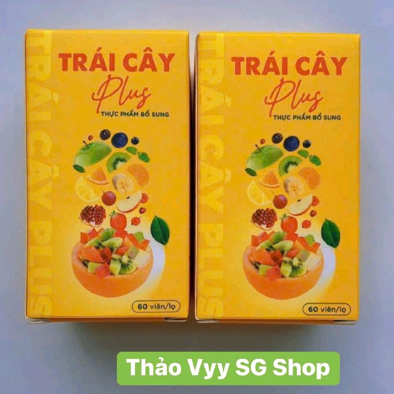 Viên Uống Trái Cây Bổ Sung Vitamin - Thực Phẩm Bổ Sung Hỗ Trợ Làm Đẹp Da - Hộp 60 viên- tặng hộp trà thảo mộc 14 viên 2