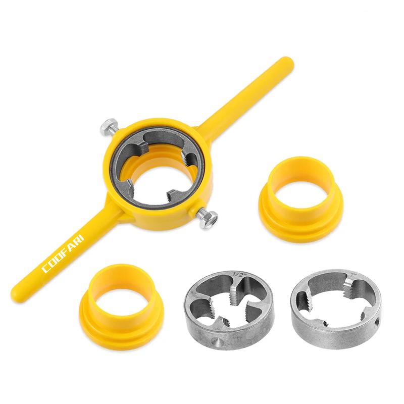 Thread Maker 7 Inch PVC/steel Thread Maker Yellow Pipes Threader Tool Set NPT Tube - TikTok ...