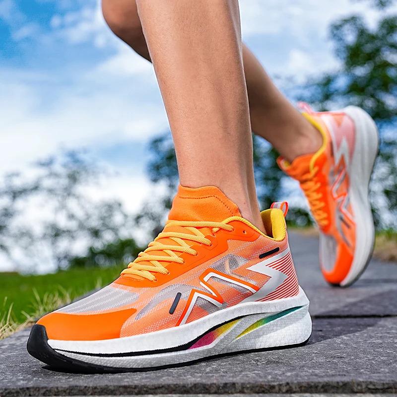 Low MOQ  Custom Men Lightweight Casual Sports Shoes Blank Mesh Breathable Women Fashion Running Walking Sneakers Runner Trainers_voghion.com