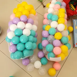 100pc Mainan Mandi Bola Anak SNI WARNA PASTEL PREMIUM TEBAL Mix Bening