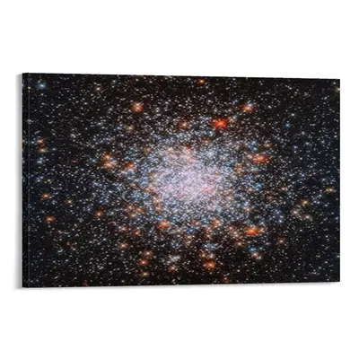 ARTCANVAS Star Cluster Hubble Telescope Millions Of shops Solar Systems Canvas Art Print