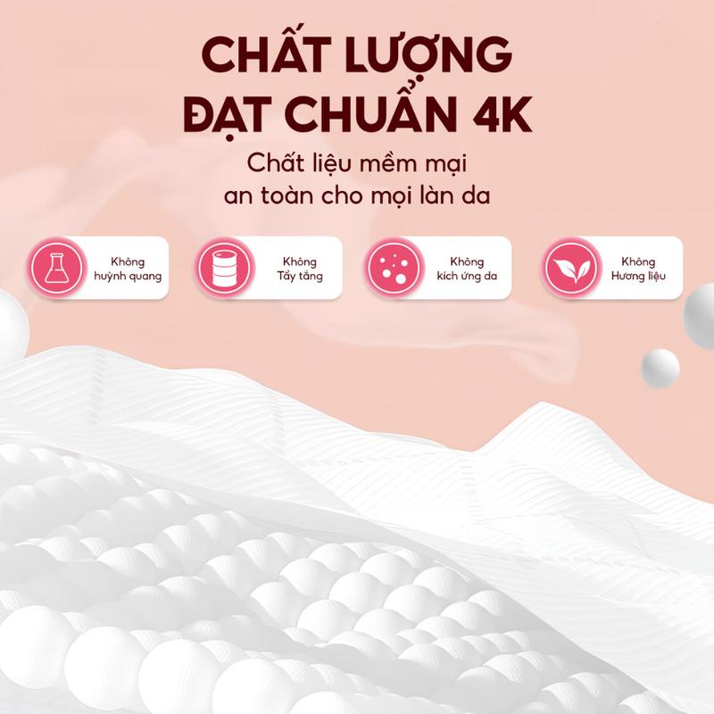 [FLASH SALE THỨ 6 ĐB] Giấy vệ sinh treo tường Top Gia thùng 6 bịch đa sắc làm từ bột gỗ nguyên chất, 1280 tờ 4 lớp dày dặn 2