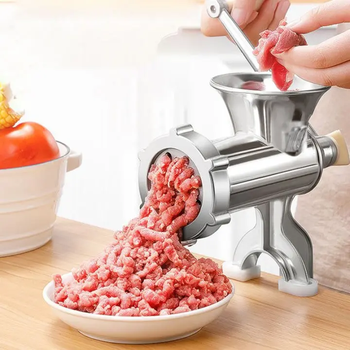 Máy xay thịt bằng tay nhồi xúc xích lạp sườn - Máy xay thịt đa năng bằng gang nhồi xúc xích siêu bền siêu tiện lợi