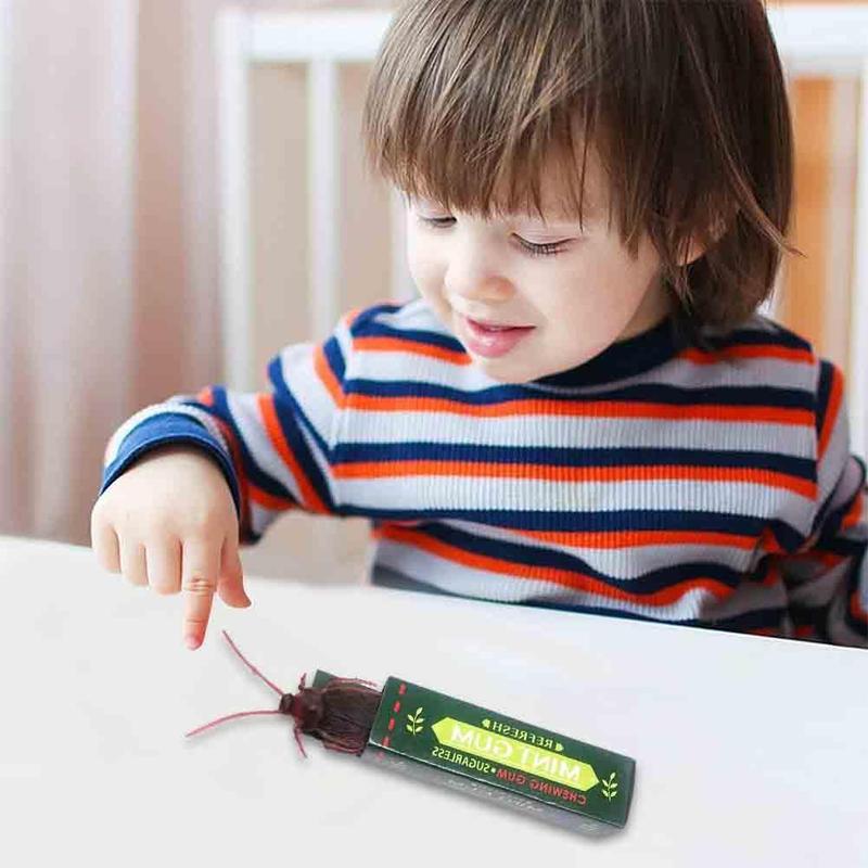 Product Introduction of Chewing Gum Imitation Cockroach Toy Simulation Prank T0A9 Tricky Cockroach Spoof Shocking Toys 13