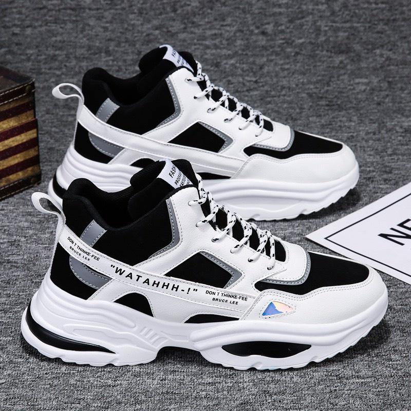 Giày Bốt Cao Đến Mắt Cá Chân, Dành Cho Nam, Thiết Kế Tatahh Shoes Sneaker